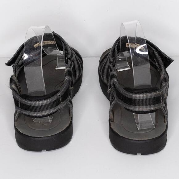 BOGS Boys Rio Stripe Sandals Water Hiking Adjustable Gray Black Size 3 | AO - Picture 4 of 6